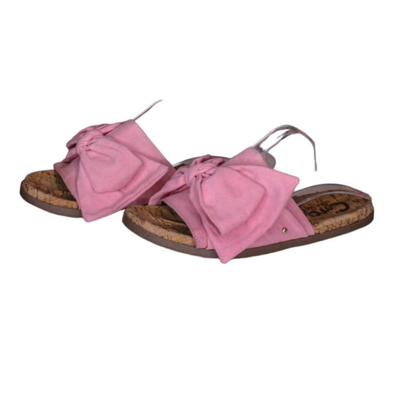 Circus by Sam Edelman Shoes - Circus By Sam Edelman Ninette Sandal Pink Bow Slip On Slide Size 8M
